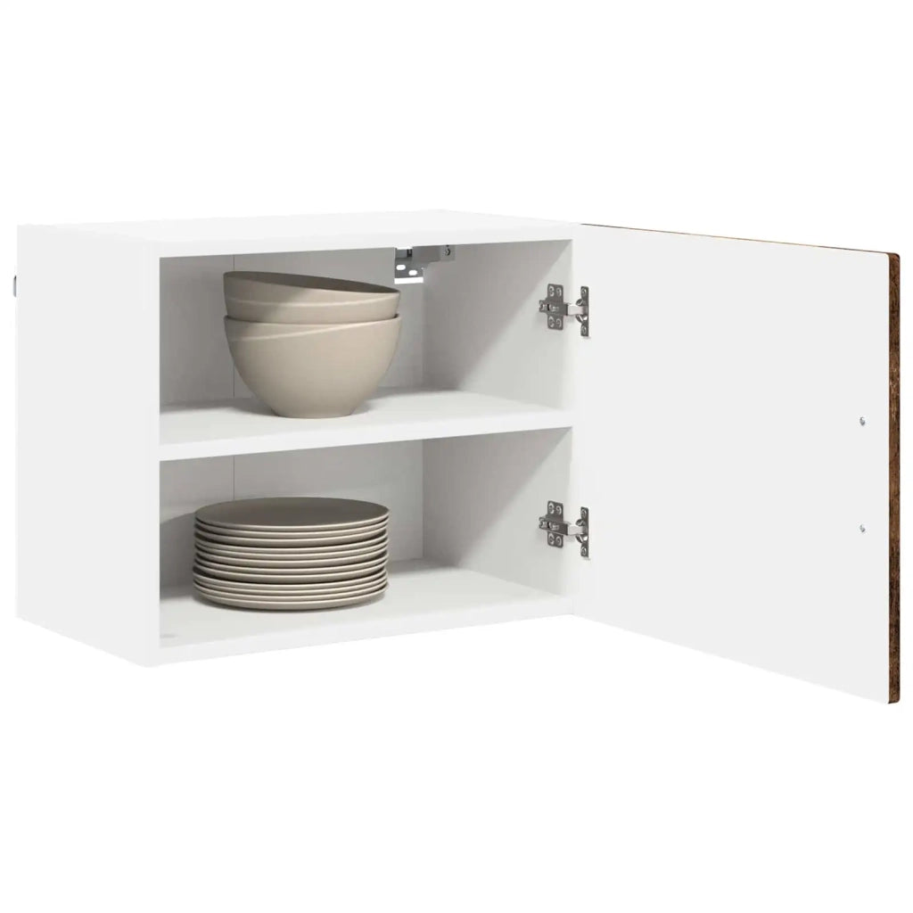 Armadietto a muro PORTO 2 pcs Rovere fumé 50 x 31 x 40 cm 885256