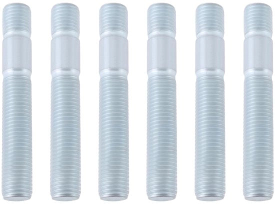 Bout a doppia vite M12x1.5 - Nivello 10.9 - Larghezza 80mm - Materiale galvanizzato - Adatto per auto da rally sport - Bout a doppia vite