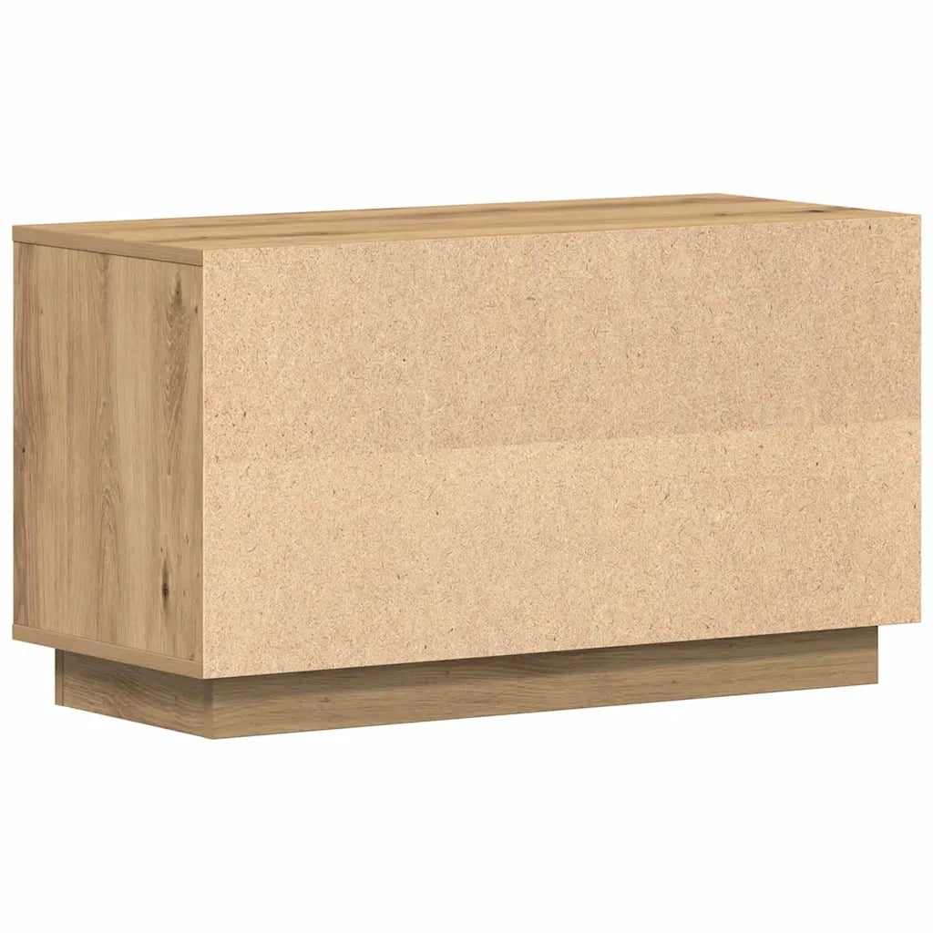 Mobile TV-Credenza per TV-Console TV rovere artigianale 80 x 35 x 45 cm Legno multistrato