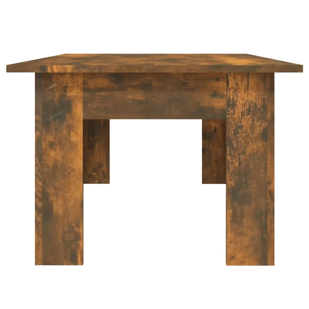 Tavolino da Salotto-Tavolino da soggiorno-Tavolo Rovere Fumo 100x60x42 cm Legno Multistrato