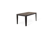 Tavolo allungabile cemento grigio- metallo nero 90 cm x 156- 316 cm H. 76 cm