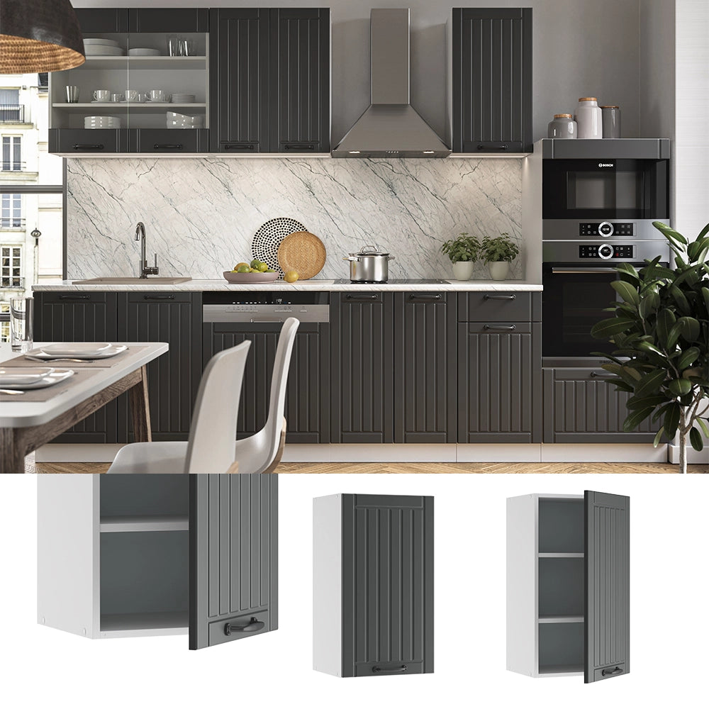 Vicco Pensile da cucina Antracite casa di campagna 40 cm