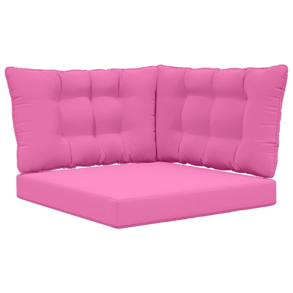 Cuscino per divano da esterno 3 pcs Rosa Poliestere 900929