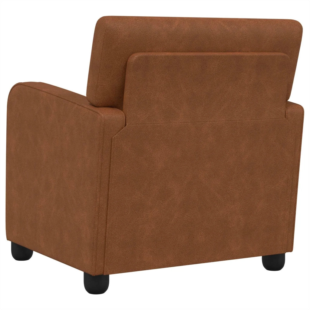 Poltrona Marrone Antico Similpelle 42043438