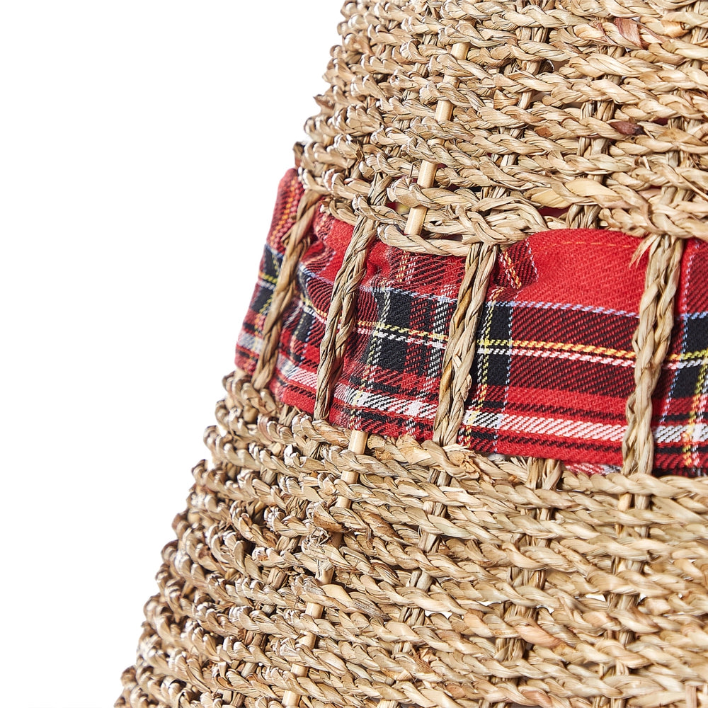 Copribase per Albero di Natale realizzato a mano rotondo ⌀ 60 naturale stile Boho Rotondo Accessori natalizi