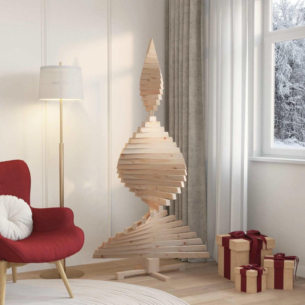 Alberi di Natale Naturale 180 cm Legno di pino massello 42016707