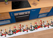 Tappeto Passatoia Cucina Antiscivolo Sottolavello Digitale Dis Natale Inverno - 50x230 - Schiaccianoci