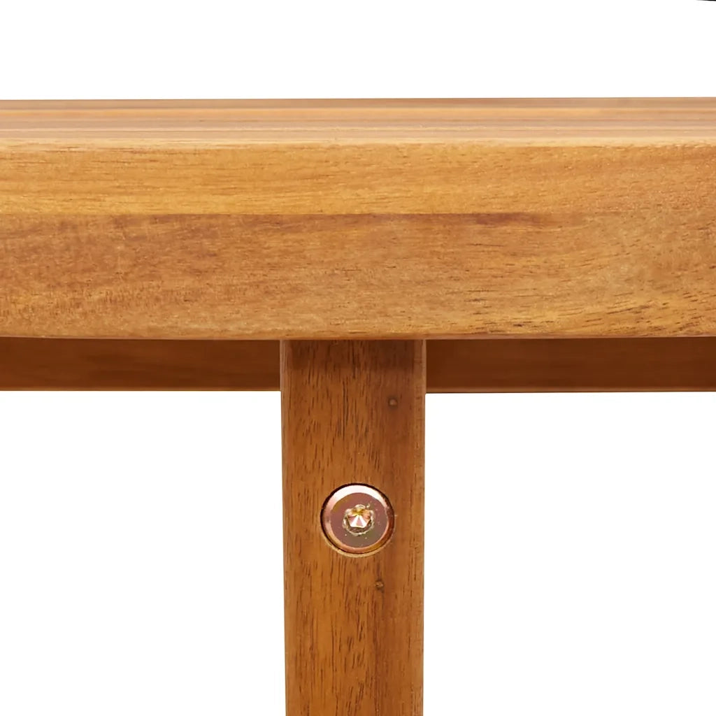 Tavolo da pranzo rotondo da giardino Ø110x75 cm in Legno Massello di Acacia 4108135