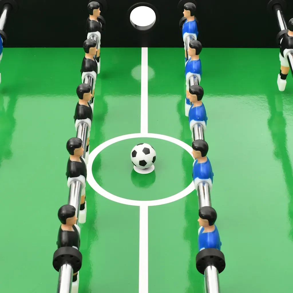 Calcio Balilla Pieghevole 121x61x80 cm Nero cod mxl 76776