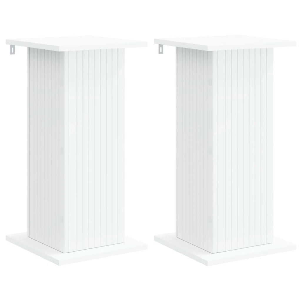 Supporto per piante 2 pcs Bianco 30,5 x 30 x 60,5 cm
