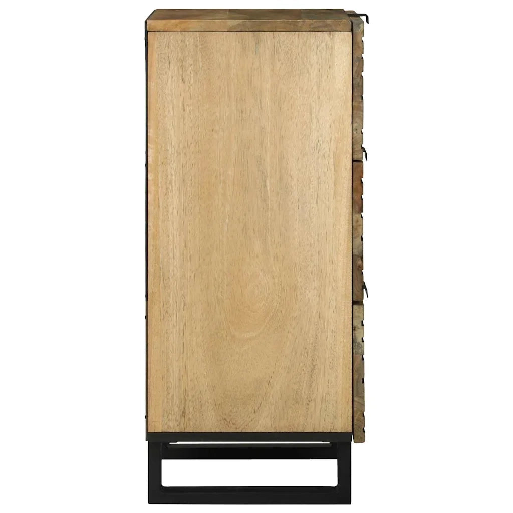 Credenza | Madia | Buffet da pranzo | Armadio da pranzo Marrone 40 x 33 x 75 cm legno massello di mango