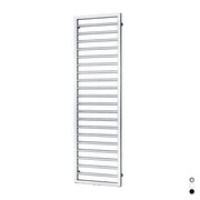 Termoarredo Zehnder Subway nero opaco 126x45 cm