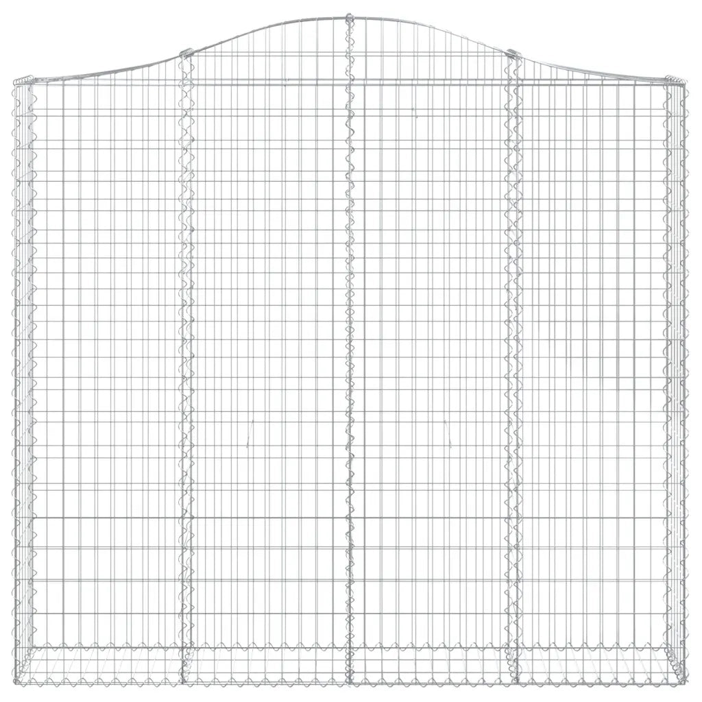 Cesti Gabbioni ad Arco 4 pz 200x30x180/200 cm Ferro Zincato 3145516