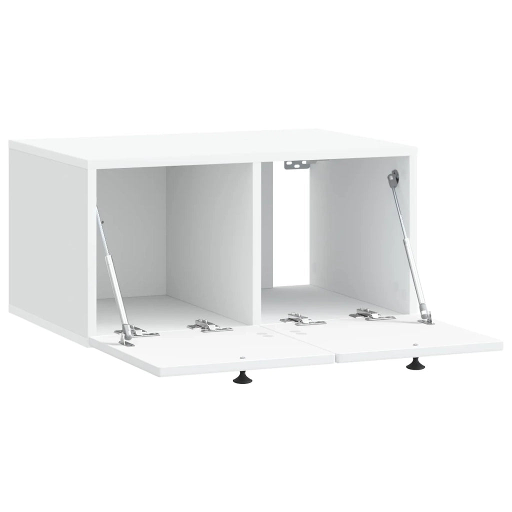 Mobile Porta TV da Muro Bianco 59,5 x 41 x 30 cm 898165