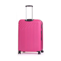 Trolley Valigia Grande Rigida in ABS 4 Ruote TSA Ravizzoni Cielo Fucsia