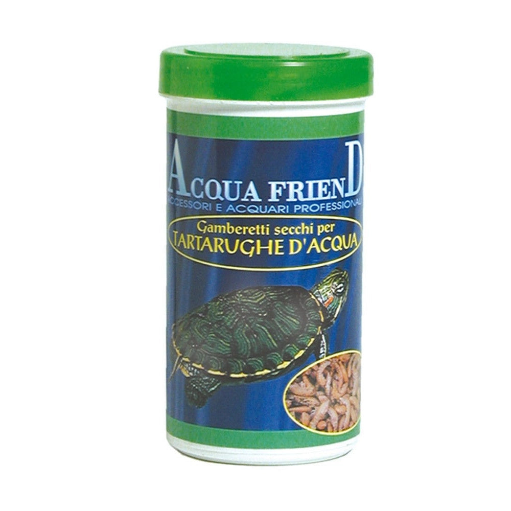 Trade Shop - Gamberetti Secchi Per Tartarughe Acqua Acquatiche Mangime Pellet 120gr. Gammarus -