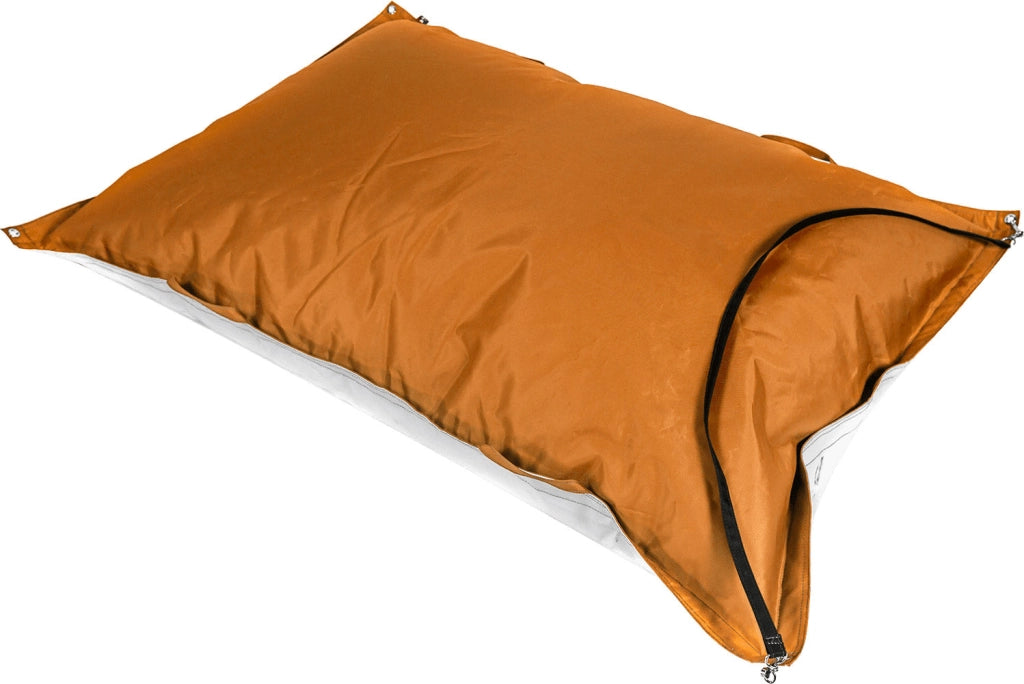 Cuscinone Slitta per Neve 160x110 cm in Acrilico Pomodone Scivolone Arancione