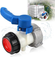 Adattatore per serbatoio IBC - Valvola di sfogo per serbatoio IBC - Contenitore IBC per serbatoio idrico - Gabinetto di scarico per serbatoio IBC - DN50 (75 mm)