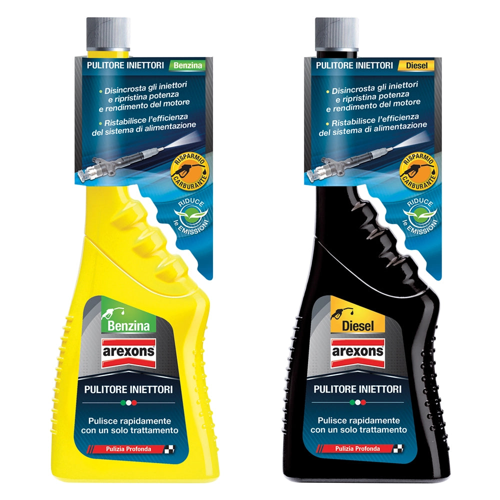 LIQUIDO PULITORE PER INIETTORI ml.250 - per motori benzina  - AREXONS