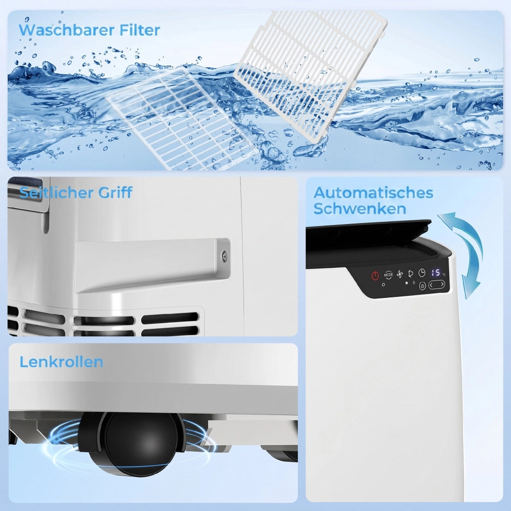 Condizionatore Portatile 12000 BTU ¨C zephmum ¨C Nero