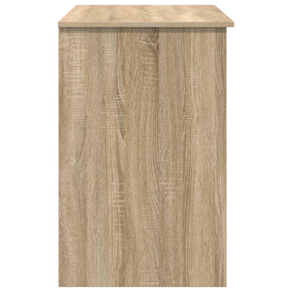 Scrivania con cassetti Rovere di Sonoma 90x49.5x75 cm legno massello