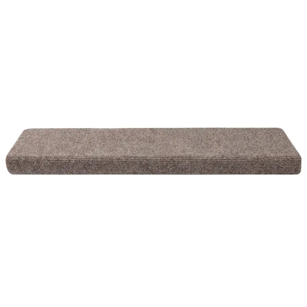 Tappetini per scale autoadesivi 30 pz | Gradini per Scale 65x21x4 cm beige bordo rettangolare