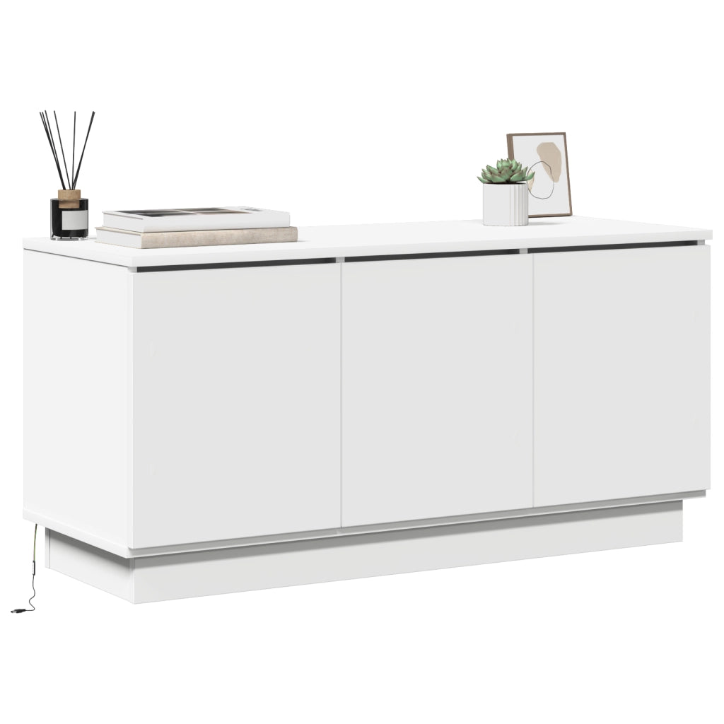Mobile TV Bianco 100x38x49 cm Legno Ingegnerizzato