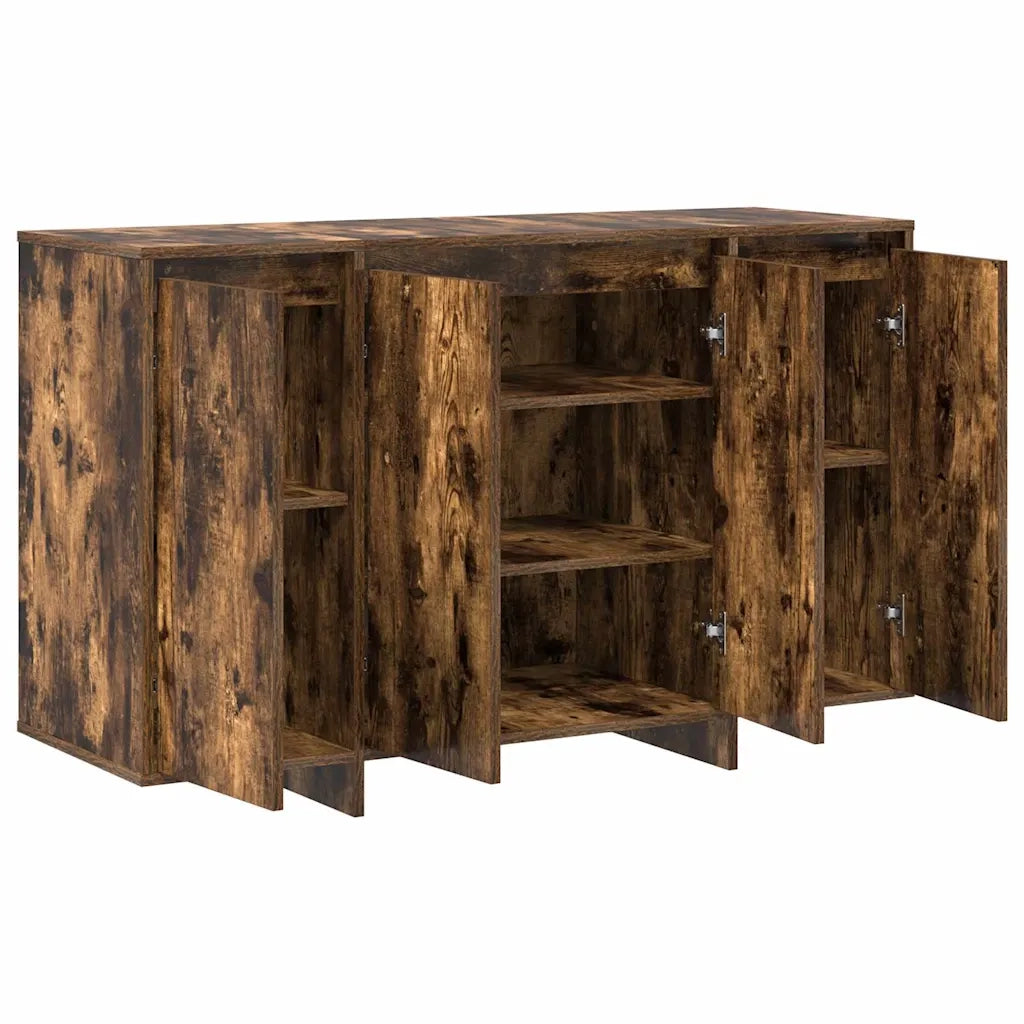 Credenza Rovere fumo 120 x 41 x 75 cm Legno multistrato 3333900