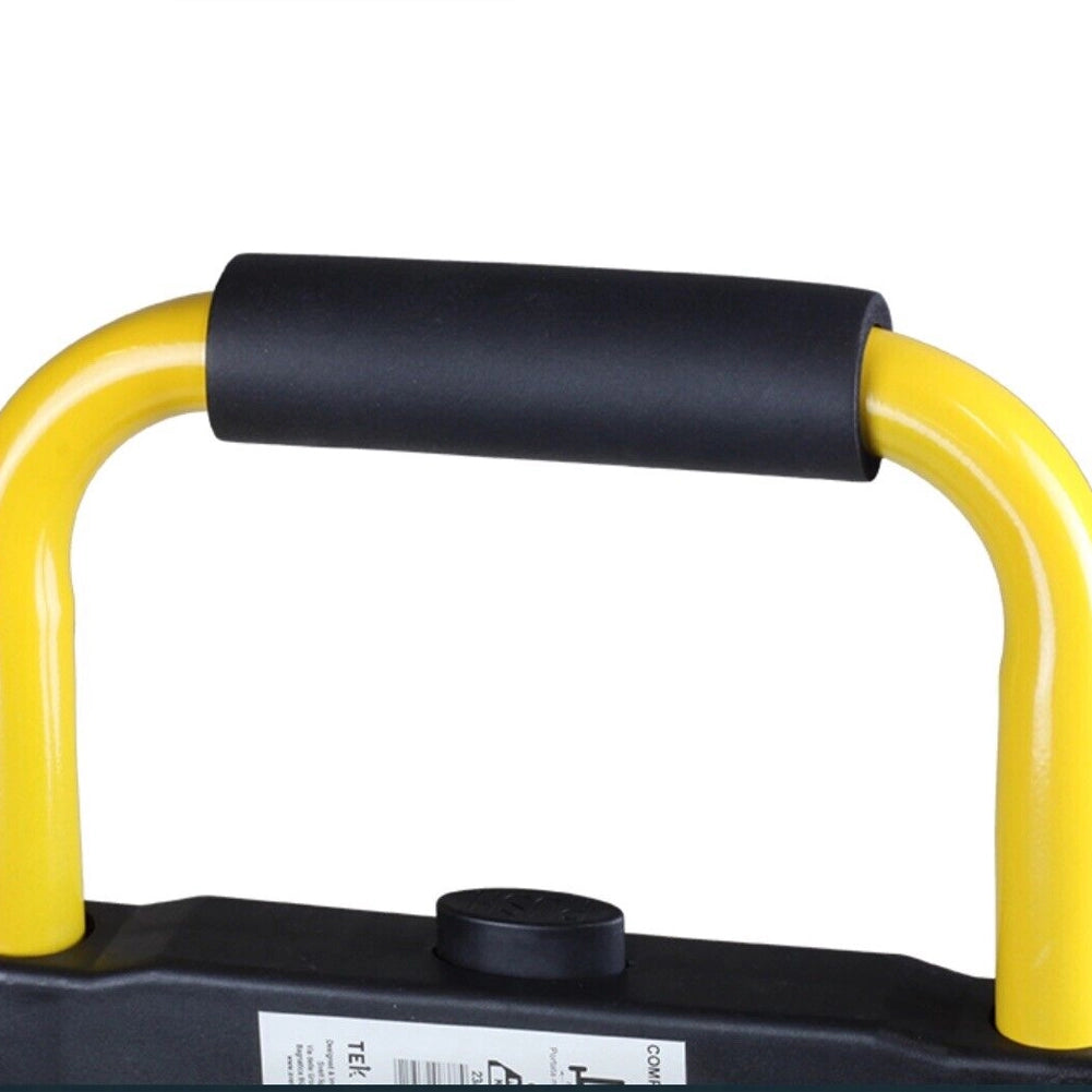 Carrello Saliscale Pieghevole Portapacchi in Acciaio Capacità 70 kg con 3 Ruote