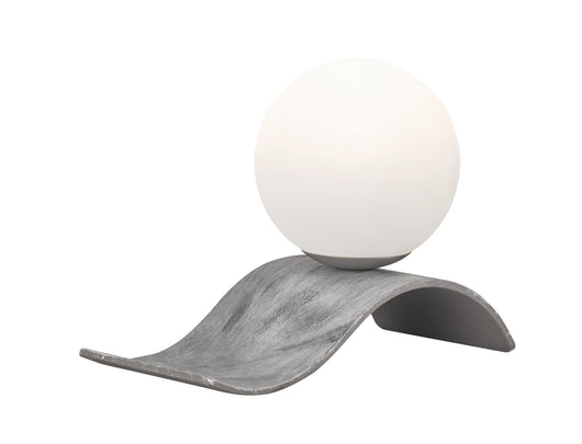 Lampada tavolo da Interno  E14 in Metallo Grigio Antico