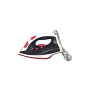 Necchi NCL-668 ferro da stiro Ferro a vapore Ceramica 2600 W Nero, Rosso, Bianco