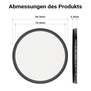 Black Diffusion 1/4 Filtro diffusore da 82 mm, lente antigraffio e antiriflesso con rivestimento nano a 18 strati, montatura slim da 3,3 mm - Per ritratti e videoclip
