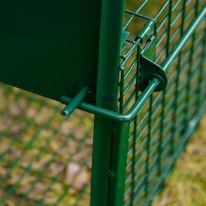 Gabbia Trappola per Animali Vivi 60x18x20 cm Porta Singola in Acciaio Verde