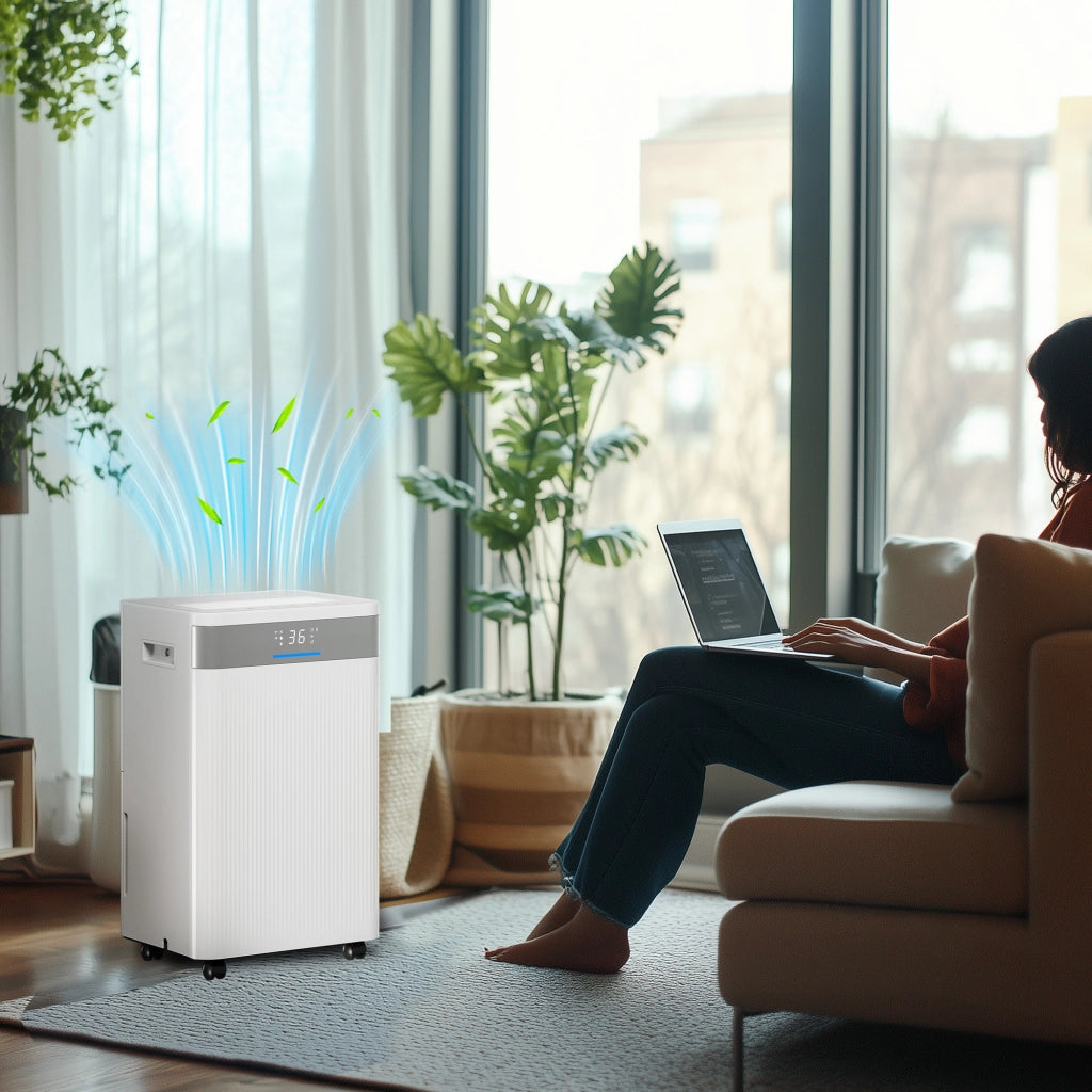Deumidificatore ¨C Zephmum ¨C Bianco 4.5L LED