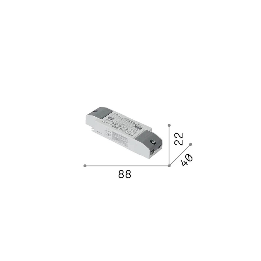 Alimentatore Infinity Dimmerabile Dali/Push 20W Ip20