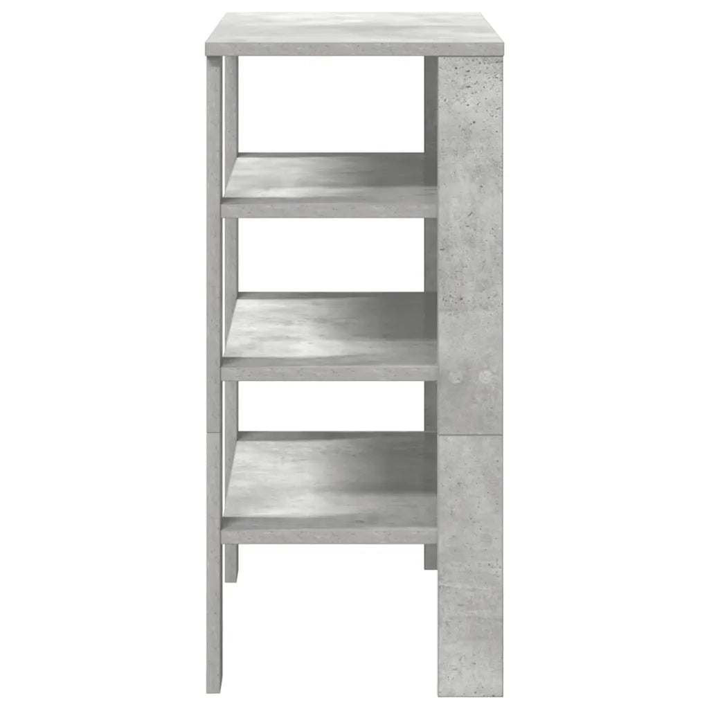 Scarpiera Grigio Cemento 61x32x70 cm in Legno Multistrato