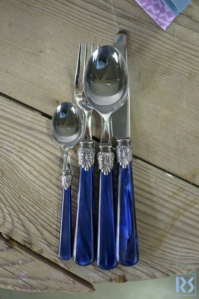 Servizio Set di Posate 75 Pezzi in Acciaio Inox Rivadossi Sandro Elena Champagne