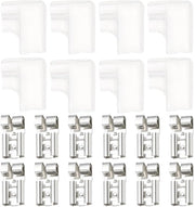 Terminals di crimp per cavi - 100 pezzi - per connessioni elettriche - 6.3mm - per cavi - idonei per 16-22 - 100 pezzi