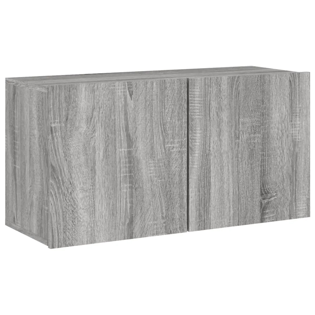 Mobile TV a Parete Grigio Sonoma 80x30x41 cm 836962