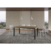 Tavolo allungabile 200/304x90 cm Everyday Premium telaio Antracite - Tortora