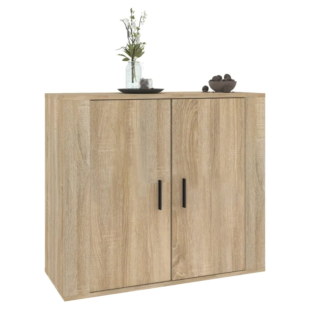Credenza Rovere Sonoma 80x33x70 cm in Legno Multistrato 816563