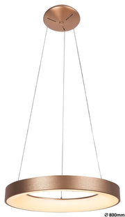 Lampadario LED rotondo 80cm 80W oro Carmella Rabalux