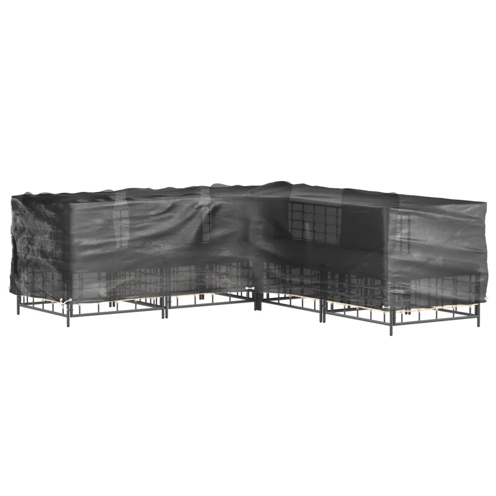 Coperture Mobili da Giardino | Telone per mobili da esterni a L 2 pz 16 Occhielli 250x250x70cm
