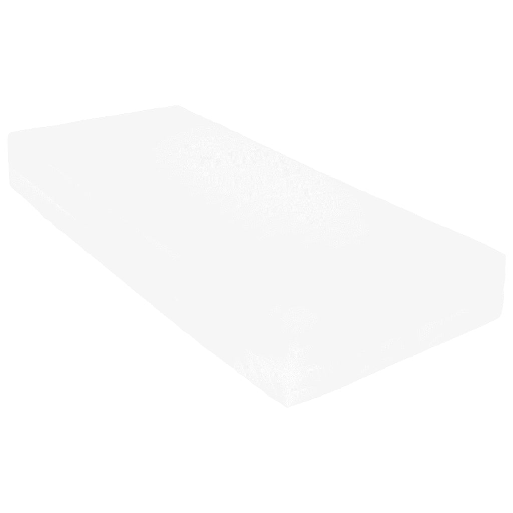 Divano Letto con Materasso 90x200 cm Bianco in Legno di Pino 3083610