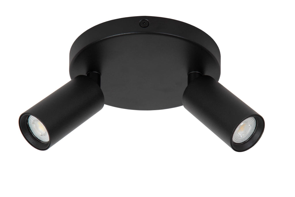 Faretto da soffitto RITMO 2xMR11 nero Lucide
