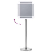 Supporti per poster 2 pz Argento 32.7 x 24 x 108 cm Alluminio CFW1668089