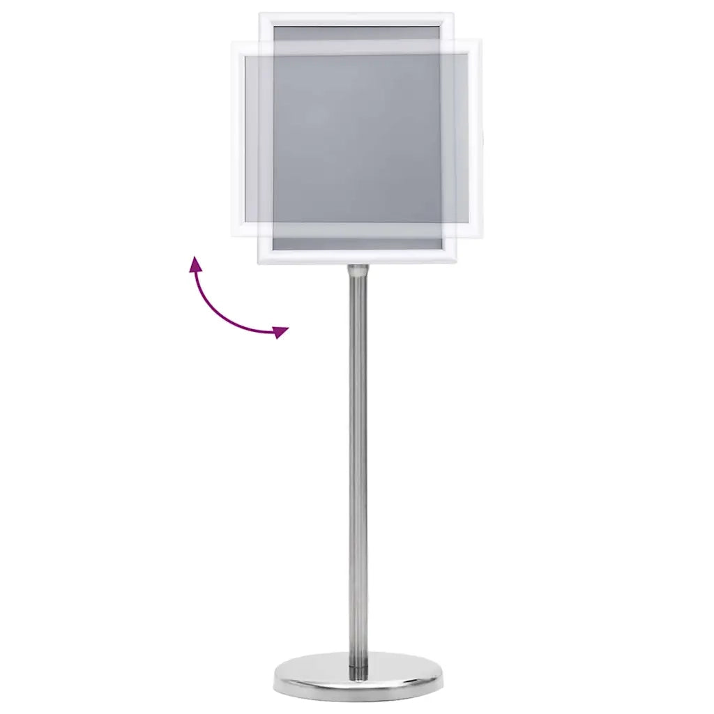 Supporti per poster 2 pz Argento 32.7 x 24 x 108 cm Alluminio CFW1668089