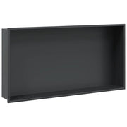 Nicchia per Doccia Nero Opaco 62x32x9cm in Acciaio Inox CFW1251491