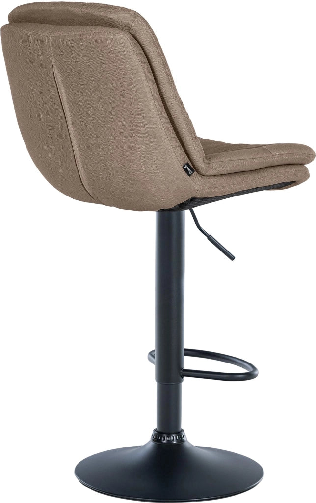 Barhocker Laurel Stoff schwarz