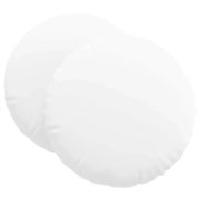 Cuscini per Seduta 2 pz | Cuscini per sedie Bianco ?60 x 21 cm Tessuto